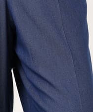 OLLID37089 eur3(エウルキューブ) 【大きいサイズ/UVカット/速乾/接触冷感】洗えるセンタープレスイージーパンツ ブルー