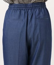 OLLID37089 eur3(エウルキューブ) 【大きいサイズ/UVカット/速乾/接触冷感】洗えるセンタープレスイージーパンツ ブルー