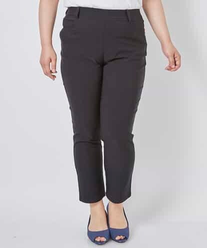 OLLID46074 eur3 【大きいサイズ】さらさら素材で履き心地抜群!ハイパーストレッチパンツ