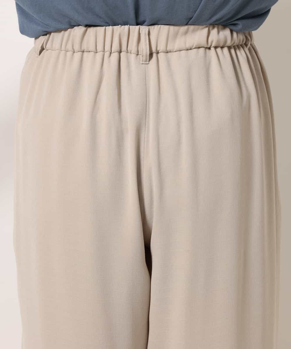 OLLIM40090 eur3(エウルキューブ) 【大きいサイズ】セミワイドパンツ ベージュ(82)