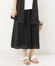 OLLIS50100 eur3(エウルキューブ) 【大きいサイズ/セットアップ対応可】シアーヴィンテージワイドパンツ ブラック(94)