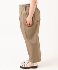 OLLIV36119 eur3(エウルキューブ) 【大きいサイズ】タックパンツ モカ(84)