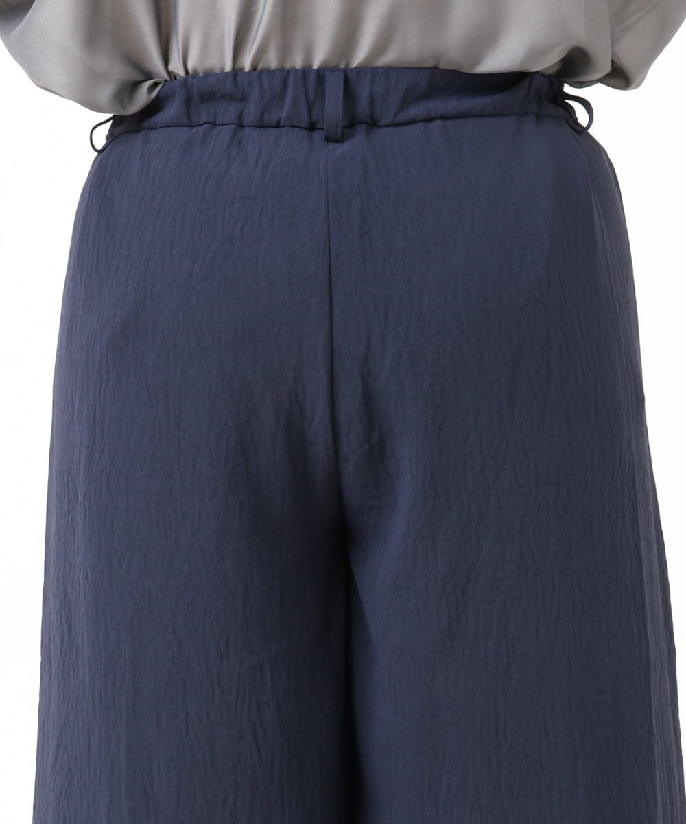 OLLIV38099 eur3(エウルキューブ) 【大きいサイズ】ドライヴィンテージワイドパンツ ネイビー(57)