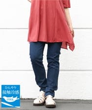 OLLIV39089 eur3(エウルキューブ) 【大きいサイズ/接触冷感】デニムレギンスパンツ ネイビー(57)