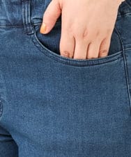 OLLIV39089 eur3(エウルキューブ) 【大きいサイズ/接触冷感】デニムレギンスパンツ ネイビー(57)