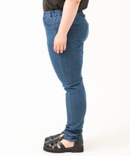 OLLIV39089 eur3(エウルキューブ) 【大きいサイズ/接触冷感】デニムレギンスパンツ ネイビー(57)