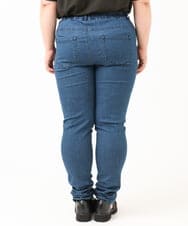 OLLIV39089 eur3(エウルキューブ) 【大きいサイズ/接触冷感】デニムレギンスパンツ ネイビー(57)
