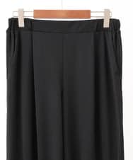 OLLIV40119 eur3(エウルキューブ) 【大きいサイズ/接触冷感】ラメラインパンツ ブラック(94)