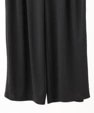 OLLIV40119 eur3(エウルキューブ) 【大きいサイズ/接触冷感】ラメラインパンツ ブラック(94)