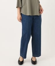 OLLJA08109 eur3(エウルキューブ) 【大きいサイズ】ストレッチストレートデニム ブルー(55)