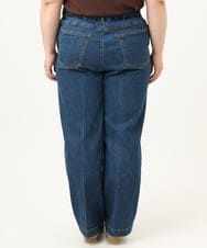OLLJA08109 eur3(エウルキューブ) 【大きいサイズ】ストレッチストレートデニム ブルー(55)