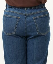 OLLJA08109 eur3(エウルキューブ) 【大きいサイズ】ストレッチストレートデニム ブルー(55)
