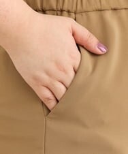 OLLJP09090 eur3(エウルキューブ) 【大きいサイズ】ストレッチフレアパンツ キャメル(83)