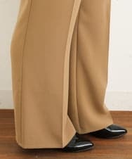 OLLJP09090 eur3(エウルキューブ) 【大きいサイズ】ストレッチフレアパンツ キャメル(83)