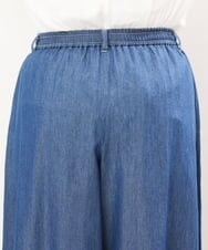 OLLJS53099 eur3(エウルキューブ) 【大きいサイズ】デニムフレアパンツ ブルー(55)