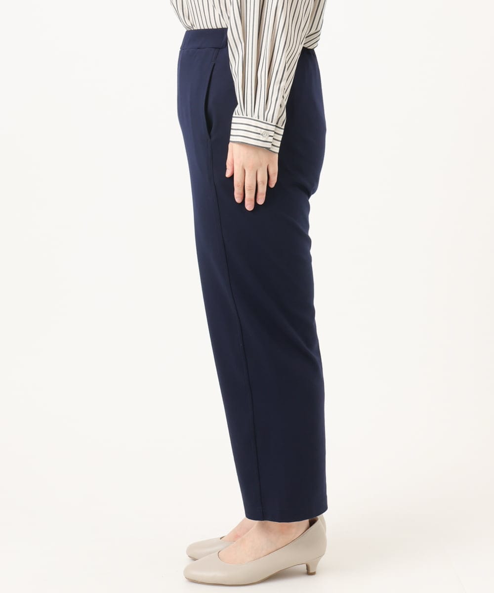 OLLKA03099 eur3(エウルキューブ) 【WEB先行販売】【大きいサイズ】ポンチストレートパンツ ネイビー(57)