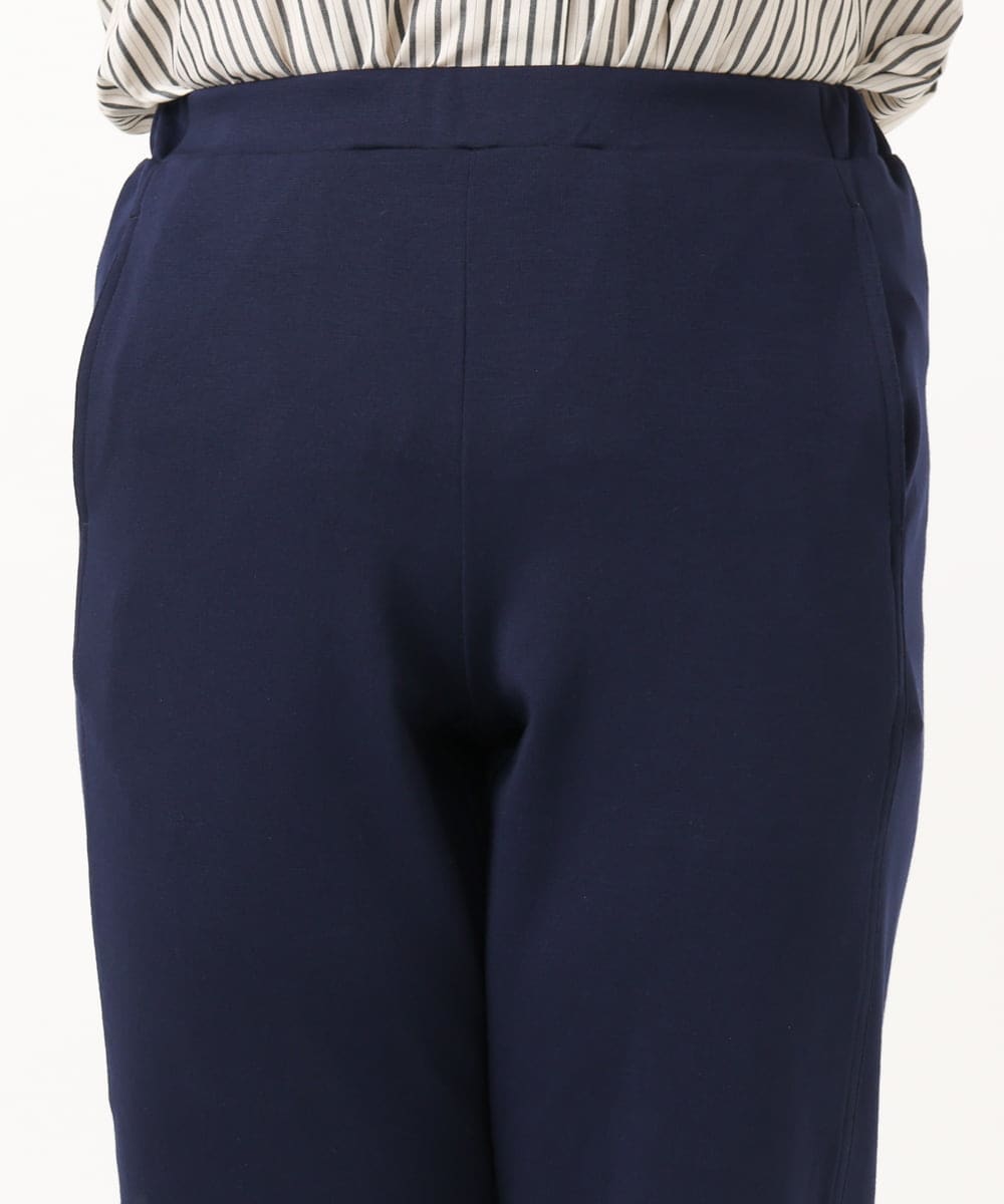 OLLKA03099 eur3(エウルキューブ) 【WEB先行販売】【大きいサイズ】ポンチストレートパンツ ネイビー(57)