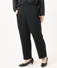 OLLKA03099 eur3(エウルキューブ) 【WEB先行販売】【大きいサイズ】ポンチストレートパンツ ブラック(94)