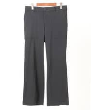 OLLKA04099 eur3(エウルキューブ) 【WEB先行販売】【大きいサイズ】ストレッチベイカーパンツ ブラック(94)