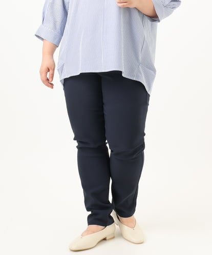 OLLKA09089 eur3 【WEB先行販売】【大きいサイズ】ストレッチスリムパンツ