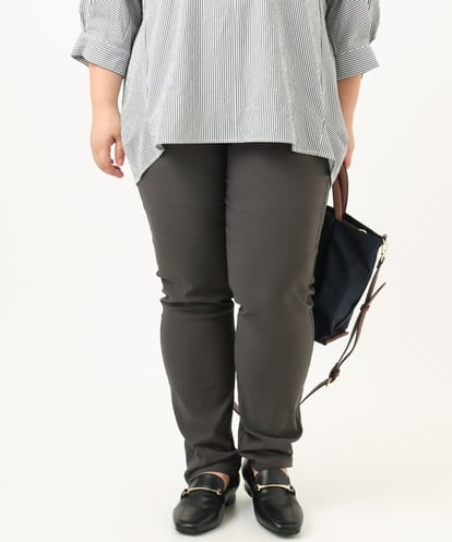 OLLKA09089 eur3 【WEB先行販売】【大きいサイズ】ストレッチスリムパンツ