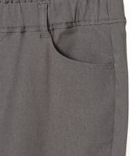 OLLKA09089 eur3(エウルキューブ) 【WEB先行販売】【大きいサイズ】ストレッチスリムパンツ ダークグレー(93)