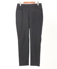 OLLKA09089 eur3(エウルキューブ) 【WEB先行販売】【大きいサイズ】ストレッチスリムパンツ ブラック(94)