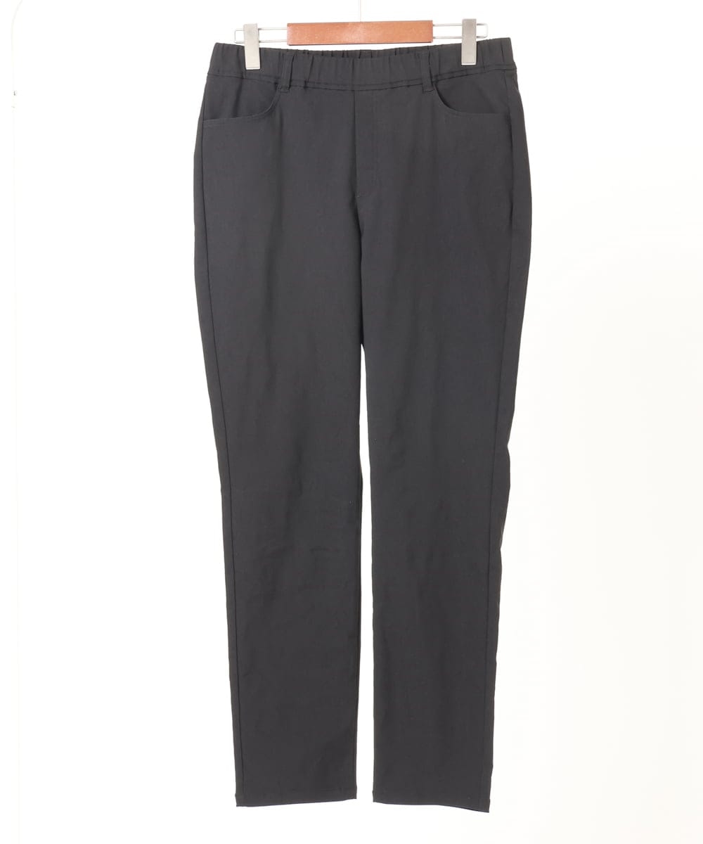 OLLKA09089 eur3(エウルキューブ) 【WEB先行販売】【大きいサイズ】ストレッチスリムパンツ ブラック(94)