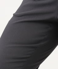 OLLKA14089 eur3(エウルキューブ) 【WEB先行販売】【シリーズ累計販売2万枚！/大きいサイズ/丈短め】さらさらストレッチテーパードパンツ ダークグレー(93)