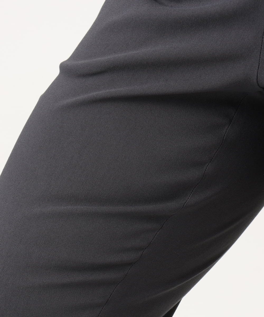 OLLKA14089 eur3(エウルキューブ) 【WEB先行販売】【シリーズ累計販売2万枚！/大きいサイズ/丈短め】さらさらストレッチテーパードパンツ ダークグレー(93)