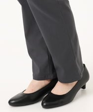 OLLKA15089 eur3(エウルキューブ) 【大きいサイズ】さらさらストレッチストレートパンツ ダークグレー(93)