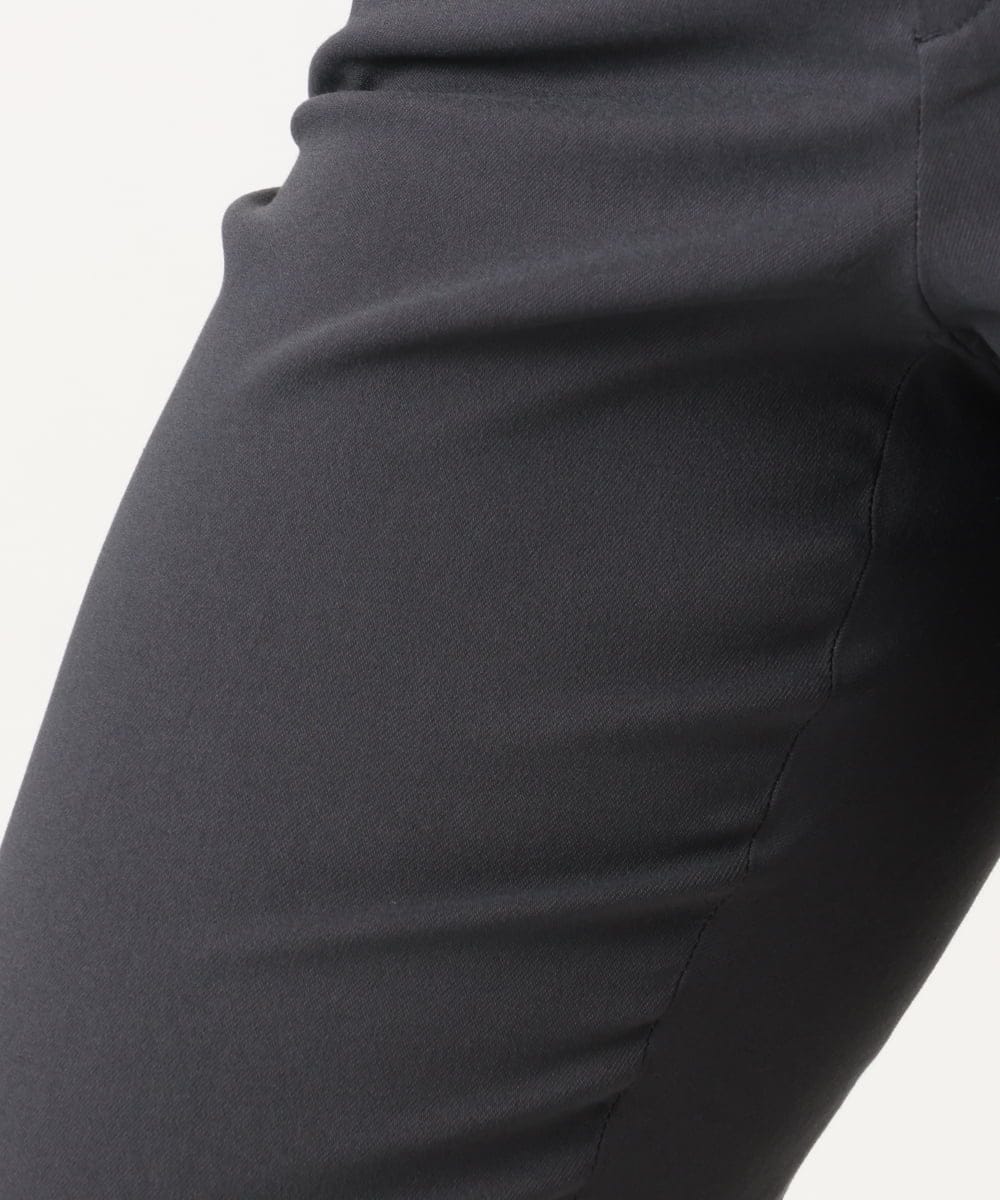 OLLKA15089 eur3(エウルキューブ) 【大きいサイズ】さらさらストレッチストレートパンツ ダークグレー(93)
