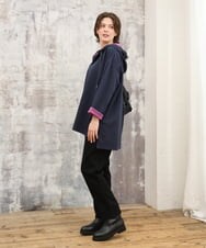 OLLKD06089 eur3(エウルキューブ) 【WEB先行販売】【大きいサイズ】さらさらストレッチストレートパンツ ブラック
