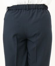 OLLKD12139 eur3(エウルキューブ) 【大きいサイズ/洗える/セットアップ対応/11号サイズあり】ストレッチセンタープレスワイドパンツ ネイビー