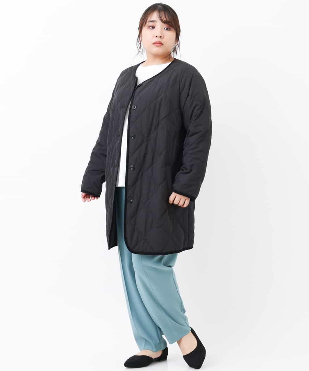OLLKJ09089 eur3(エウルキューブ) 【大きいサイズ】センタープレスカラーパンツ グリーン(35)