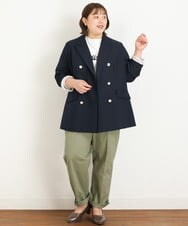 OLLKP10100 eur3(エウルキューブ) 【雑誌掲載】【大きいサイズ】ベイカーパンツ カーキ(36)