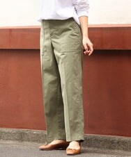 OLLKP10100 eur3(エウルキューブ) 【雑誌掲載】【大きいサイズ】ベイカーパンツ カーキ(36)