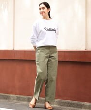 OLLKP10100 eur3(エウルキューブ) 【雑誌掲載】【大きいサイズ】ベイカーパンツ カーキ(36)