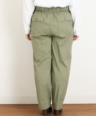OLLKP10100 eur3(エウルキューブ) 【雑誌掲載】【大きいサイズ】ベイカーパンツ カーキ(36)