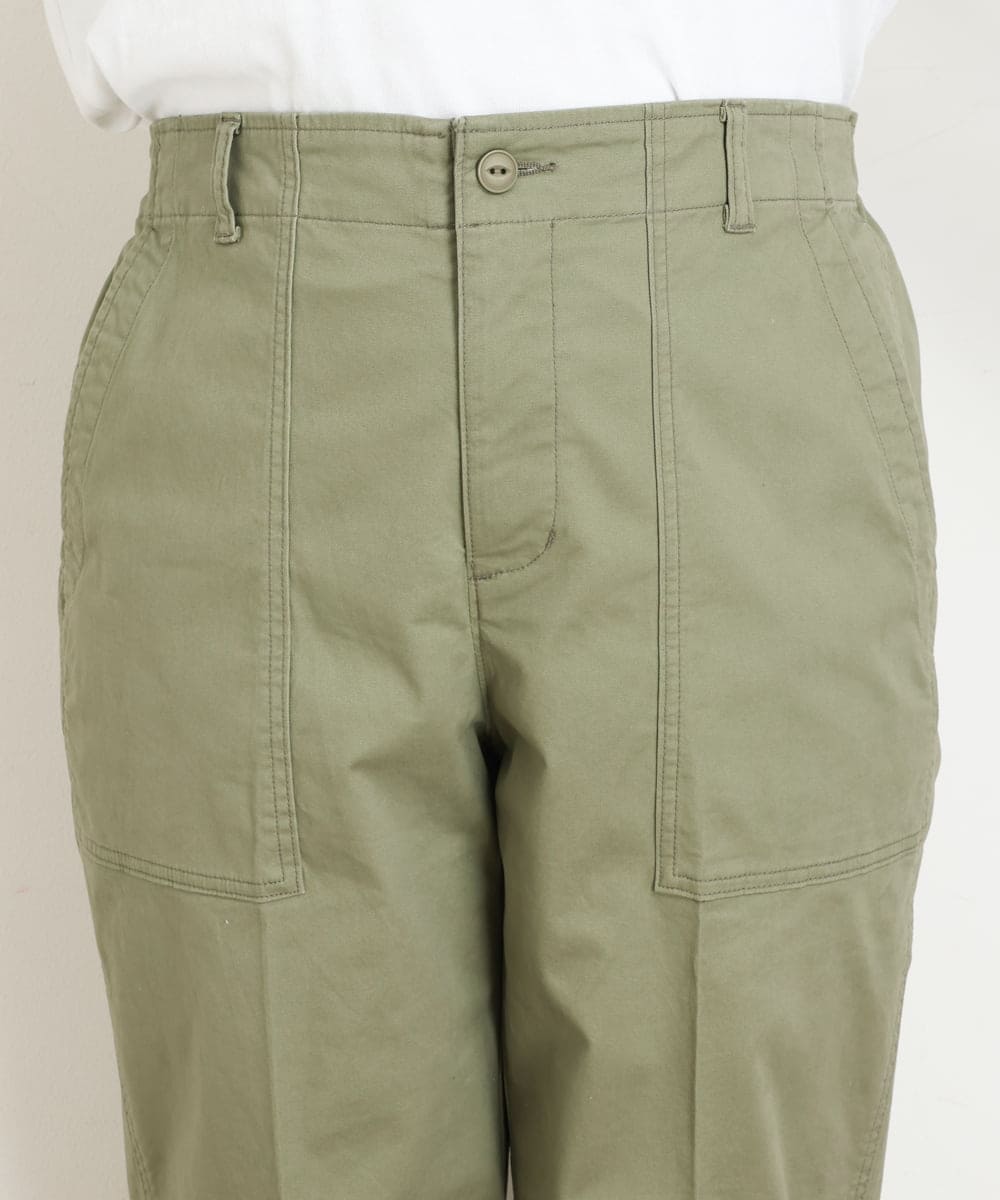 OLLKP10100 eur3(エウルキューブ) 【雑誌掲載】【大きいサイズ】ベイカーパンツ カーキ(36)