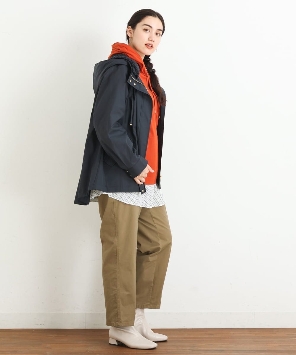 OLLKP10100 eur3(エウルキューブ) 【雑誌掲載】【大きいサイズ】ベイカーパンツ キャメル(83)