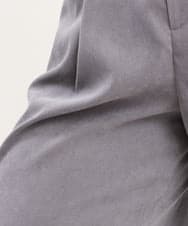 OLLKS07099 eur3(エウルキューブ) 【大きいサイズ】サンディングワイドパンツ ダークグレー(93)