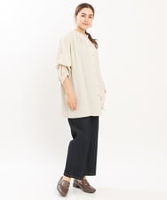 OLLKS15099 eur3(エウルキューブ) 【大きいサイズ】ストレートデニムパンツ ネイビー(57)