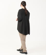 OLLKV01089 eur3(エウルキューブ) 【大きいサイズ】ストレッチスリムパンツ カーキ(36)