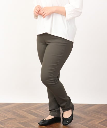 OLLKV01089 eur3 【大きいサイズ】ストレッチスリムパンツ