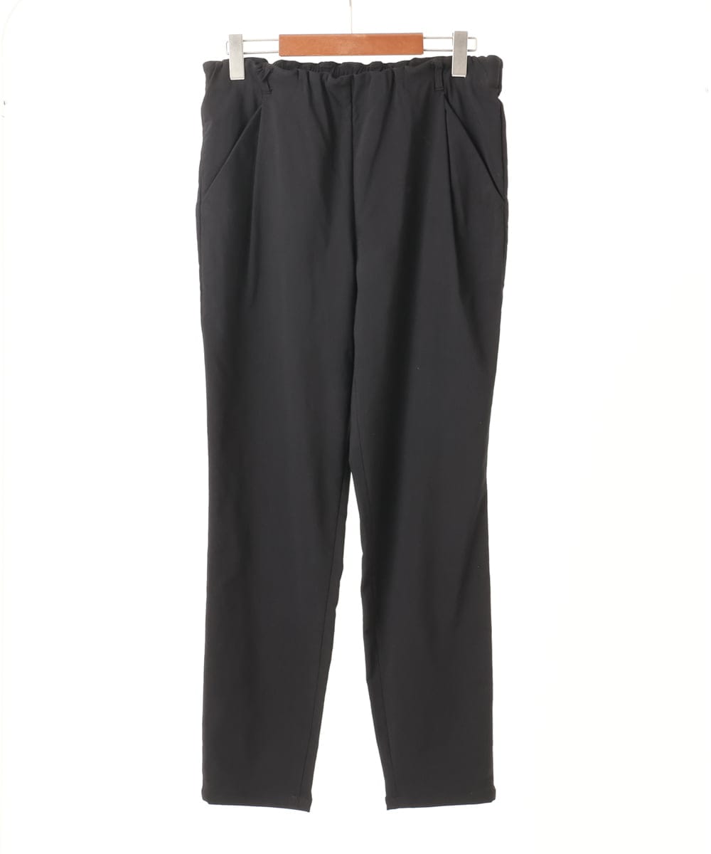 OLLLA16089 eur3(エウルキューブ) 【WEB先行販売】【シリーズ累計販売2万枚！/大きいサイズ】さらさらストレッチ裏起毛テーパードパンツ ブラック(94)
