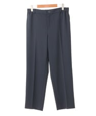 OLLLA19139 eur3(エウルキューブ) 【WEB先行販売】【大きいサイズ/11号サイズあり】カットジョーゼットテーパードパンツ ネイビー(57)