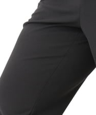OLLLA19139 eur3(エウルキューブ) 【WEB先行販売】【大きいサイズ/11号サイズあり】カットジョーゼットテーパードパンツ ブラック(94)
