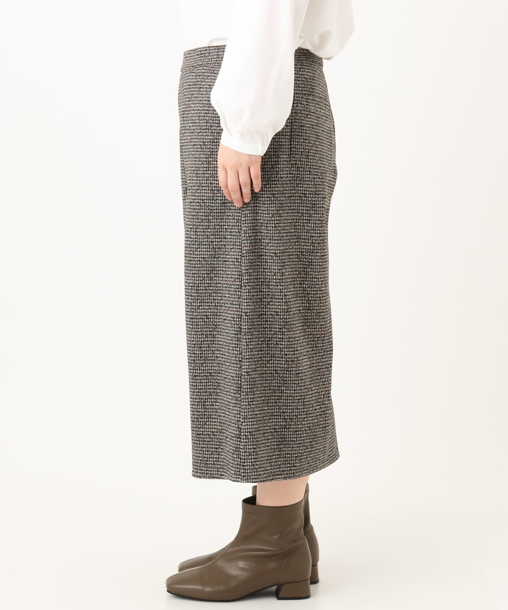 OLLLA20099 eur3(エウルキューブ) 【WEB先行販売】【大きいサイズ】キュロットパンツ ダークブラウン(87)