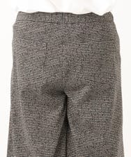 OLLLA20099 eur3(エウルキューブ) 【WEB先行販売】【大きいサイズ】キュロットパンツ ダークブラウン(87)